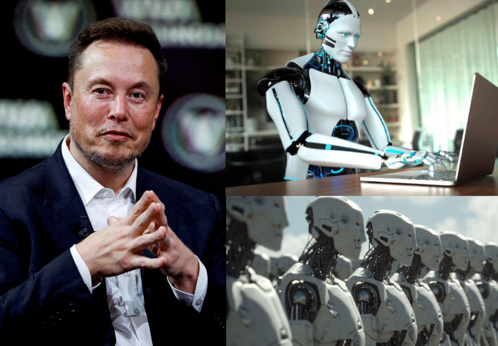 Musk afirma que para 2040 habrá mil millones de robots humanoides