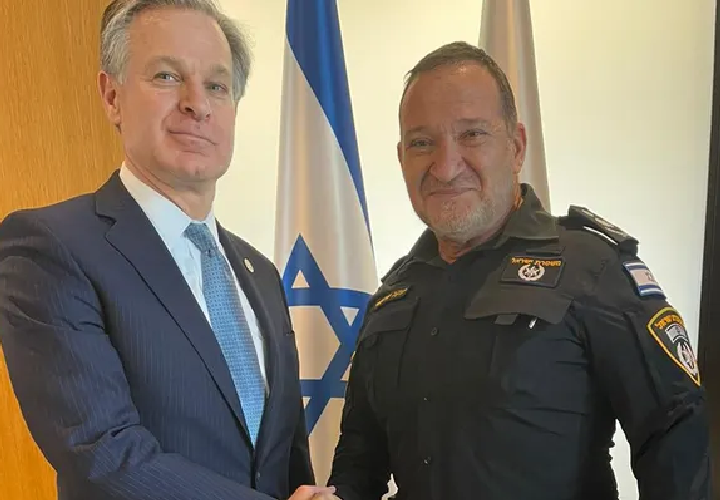 Director del FBI se reúne con inteligencia israelí en plena crisis