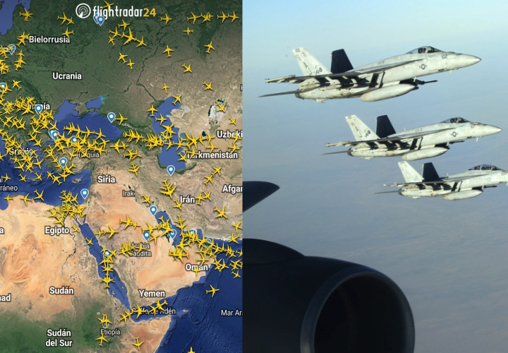 Israel, Jordania, Líbano e Irak cierran su espacio aéreo por ataques