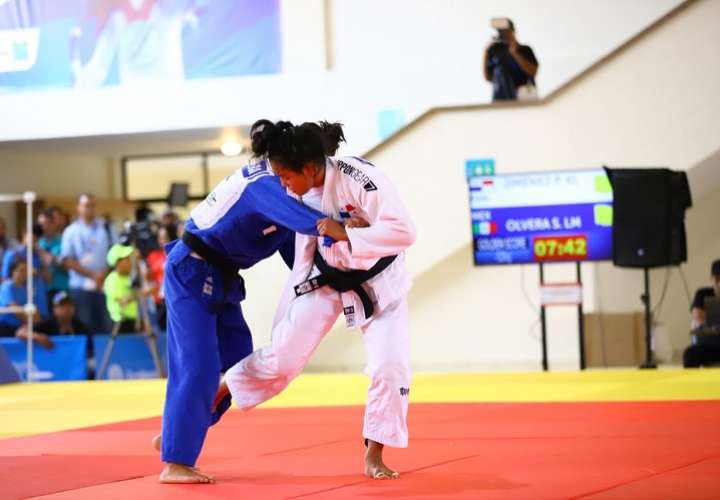 La judoca veragüense Kristine Jiménez. Foto: COP