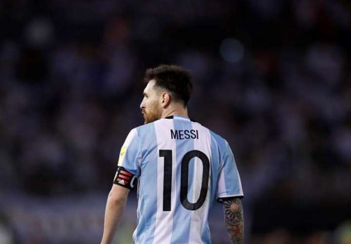 Messi durante un partido con Argentina en el mundial de Rusia 2018./EFE