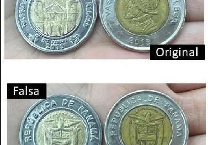 Alerta: circulan monedas falsas