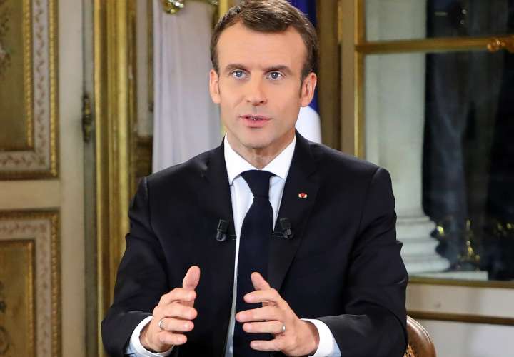 El presidente francés, Emmanuel Macron. AP