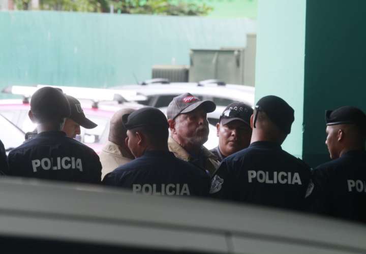 El exmandatario Ricardo Martinelli, fue trasladado a la sede del SPA e ingresó a eso de las 8:45 a.m. Foto: Edwards Santos