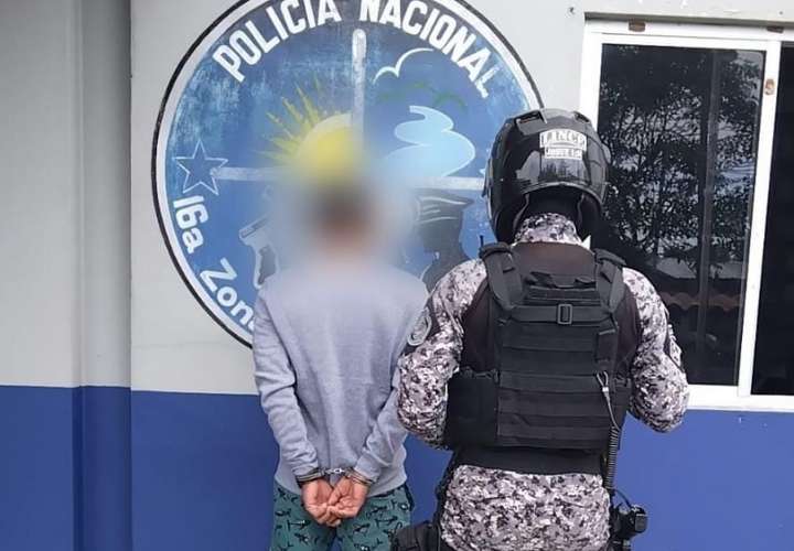 Unidades Linces ubicaron al sospechoso y lo condujeron hasta la estación policial de Las Garzas.