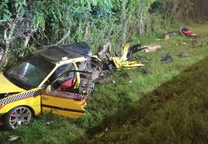 Taxista muere en accidente de tránsito en Las Garzas  [Video]