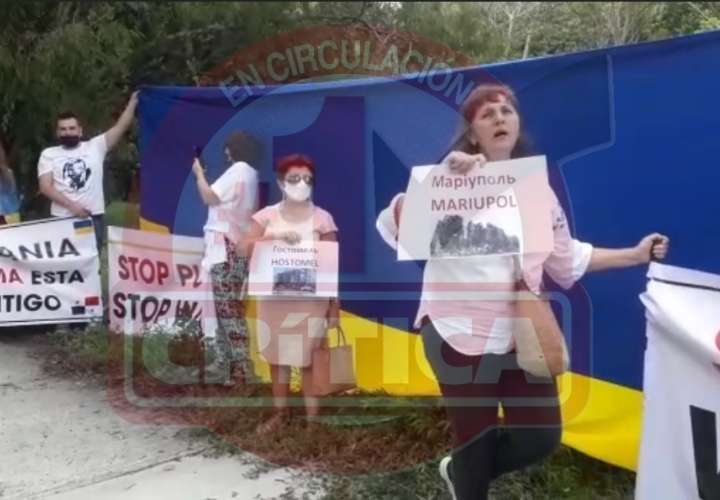 Ucranianos y panameños piden paz y alto a la guerra [Video]