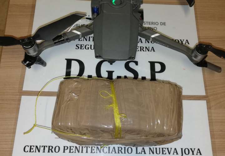 La droga viajaba en dron con destino a La Joya