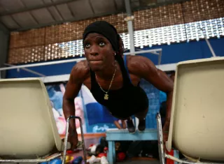 Atheyna Bylon competirá el 14 de agosto. Foto: Anayansi Gamez