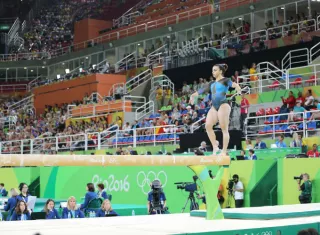 Gimnasta Isabella Amado. Foto Cop