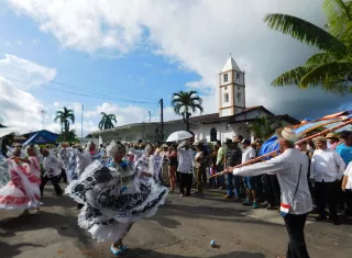 Pedasí celebró XV del Desfile de carretas.  /  Foto: Zenaida Vásquez