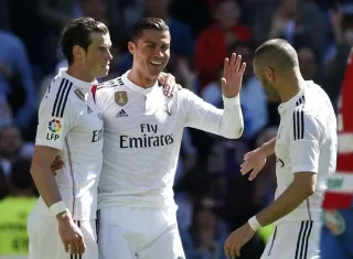 Bale, Benzema y Cristiano podrían alinear frente al Barcelona/AP 