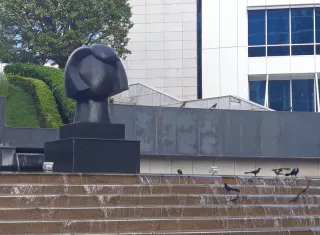 “La Vikinga”, escultura de bronce es una obra de Anabelle Alemán de Vallarino. Foto: Yorlenne Morales