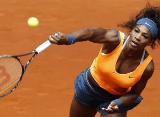 Serena Williamsv ganó por delante de la española Garbiñe Muguruza. Foto: EFE