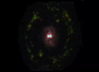 Imagen espectroscópica cedida por la Universidad Nacional Autónoma de México (UNAM), fechada el día 9 de marzo de 2018, que muestra un detalle de la estructura de la estrellas. EFE