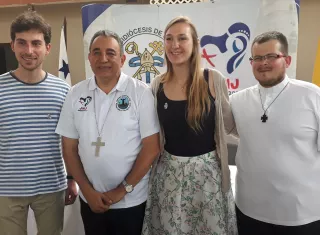 Este joven polaca, ya sintió el calor de los panameños. Foto/Video: Jesús Simmons 