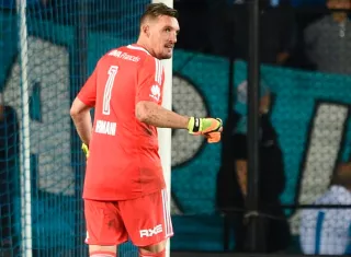 Franco Armani está en su primera temporada con River Plate. Tomado de Twitter @CARPoficial