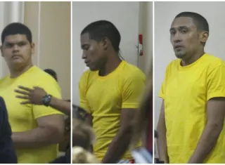 Involucrados en caso de asesinato asisten a audiencia. Fotos: Edwards Santos