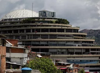 Fotografía del edificio El Helicoide, sede del Servicio Bolivariano de Inteligencia (Sebin) en Caracas (Venezuela). EFE Archivo