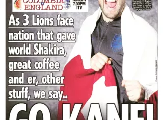 Portada del diario inglés The Sun que tiene enojada a Colombia. 