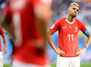 En los últimos tres grandes torneos, Suiza volvió a toparse con el muro de octavos de final ante Suecia. Foto EFE