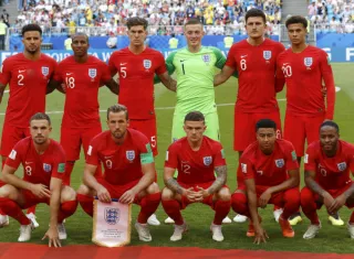 El equipo de Inglaterra fue superior al de Suecia en el juego de hoy. Foto: AP