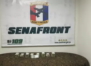 En lo que va del año, el Senafront en conjunto con las autoridades competentes, han decomisado hasta la fecha $1,221,235.10 en nueve acciones policiales registradas en la provincia de Chiriquí. Foto: Senafront