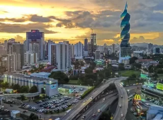 Vista general del área bancaria de la ciudad de Panamá. Foto: Archivo