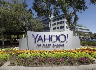 Letrero de Yahoo en la sede de la empresa en Sunnyvale, California. AP