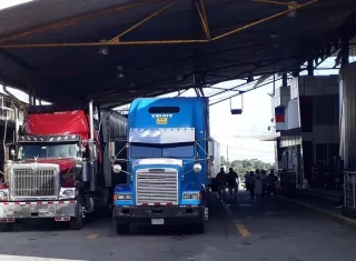 camioneros en Chiriquí. Foto/José Vasquéz
