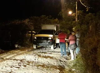 Vista general del área en donde fue ubicado el cadáver. Foto: Mayra Madrid