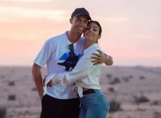 Cristiano Ronaldo junto a Georgina Rodríguez. Foto: Instagram