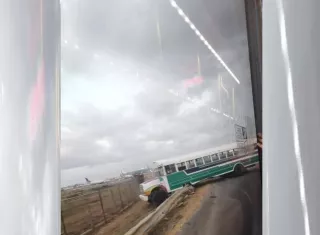 Vista general del lugar del accidente. Foto: @TraficoCPanama