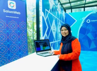 Fotografía facilitada por por SalamWeb Technologies de Hajjah Hasni Zarina, directora general de la compañía SalamWeb Technologies. EFE