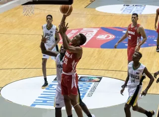 Panamá  se apunta su primer triunfo por marcador de 125 por 69 ante Jamaica. Foto: Cortesía