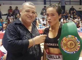 Yaditza &quot;La Tigrilla&quot; Pérez (der.) / Foto Cortesía