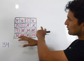 En la imagen aparece el mexicano José Andalón, creador de Math2me. EFE