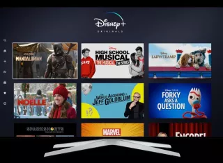 Fotografía cedida por Disney+ que muestra la interfaz de su plataforma televisiva. EFE