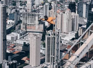 Sebastián Vargas desea que en Panamá haya mayor apoyo a los que hacen &quot;rooftoper&quot;. Foto: Cortesía.