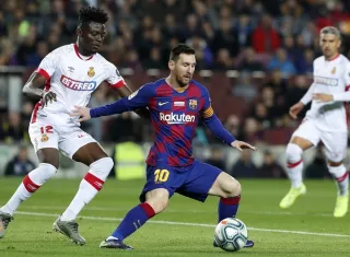 Messi se refirió al futuro del Barcelona en la Liga de Campeones. Foto: AP