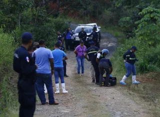 Lugar donde encontraron el cuerpo de Rubén Paz Paz 