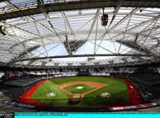 El estadio de Londres fue sede el año pasado de la primera serie de Grandes Ligas  en Inglaterra. 