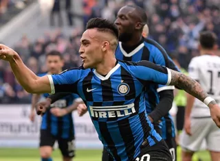 Lautaro Martínez, delantero del Inter de Milán. 