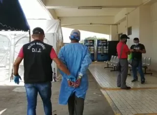 Al presunto implicado en el crimen se le hizo una prueba de COVID-19, que resultó positiva 