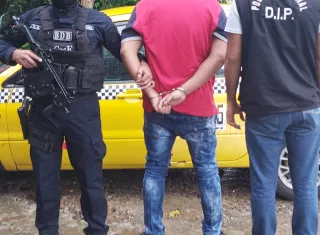 Los 75 kilos se encontraban dentro de sacos. 