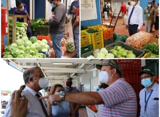 El titular del MIDA, Augusto Valderrama realizó un operativo sorpresa