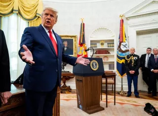 El presidente de los Estados Unidos, Donald J. Trump, hace comentarios sobre las elecciones. EFE