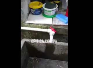 Llevan dos días sin suministro de agua.