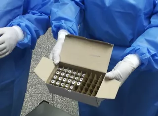 dosis de vacuna de Pfizer.