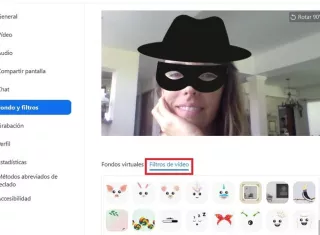 Hay varias máscaras y objetos para añadir.